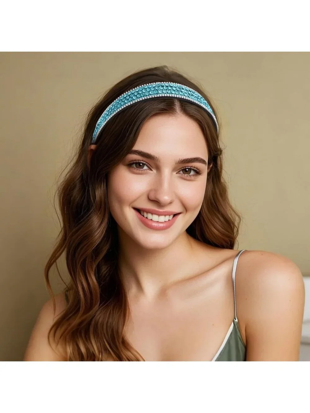 Sparkly Rhinestone Headbands for Women & Girls - Glitter Hair Accessories Set